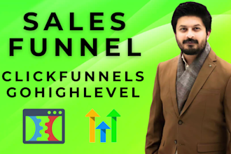 build a high converting sales funnel in clickfunnels or gohighlevel