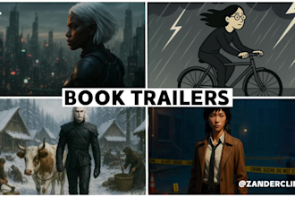 create a book trailer for cheap that will blow your socks off