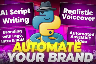 develop an ai video automation web app for story movie and short film generation