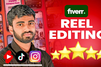do professional instagram reel, tiktok editing in under 5 hour