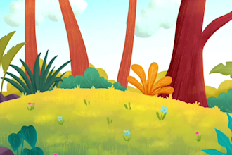 illustrate and animate children book