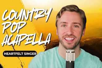 be your acapella jingle singer, country music, pop singer, songwriter, vocalist