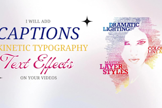 add subtitles, text animation, or do kinetic typography to boost your videos