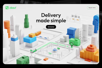 design an interactive and 3d animated webflow website