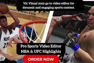 edit nba nlf ufc mlb and sport highlights for youtube videos