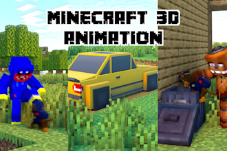 make for you a professional minecraft animation