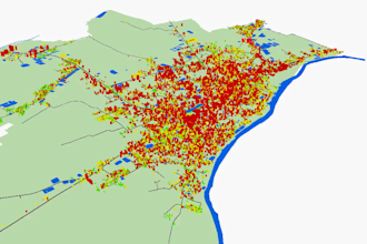 do gis mapping, spatial analysis, 3d modeling in arcgis qgis