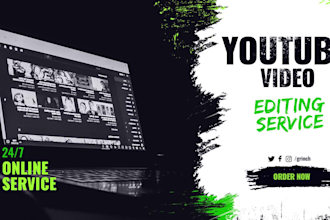 do professional youtube and travel video editing