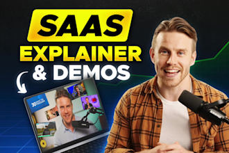 create a saas spokesperson demo, walkthrough, tutorial video