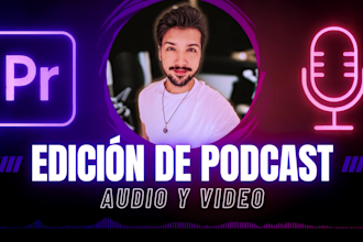 do professional multicam podcast editing and audio enhancement