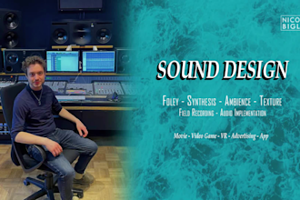 sound design for your video, film, game or commercial
