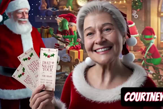 2d3d santa claus animated holiday festive video ai christmas nursery rhyme video