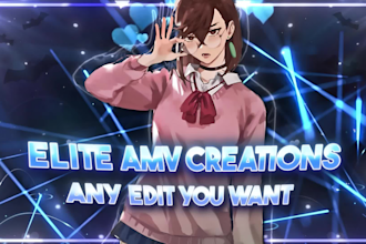 make professional anime edit and anime music video