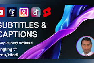 add english hindi and urdu subtitles as per your requirement