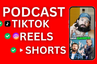 turn your podcast into viral tiktok reels, shorts and ig conten
