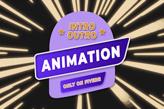 do branded youtube intros and dynamic outros, trailer videos, stomp typography