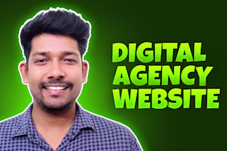 build digital agency or business wordpress website