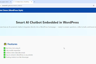build a custom chatgpt ai chatbot for your website using openai