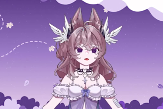 design and rig live 2d vtuber model vtuber commission 2d anime