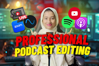 edit your video podcast professionally