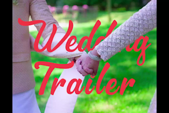 do wedding video editing, trailer, full length for you