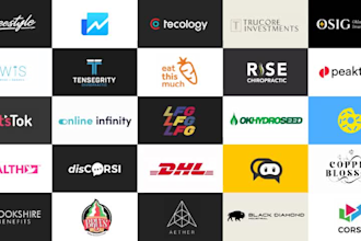 create fully custom logo animation in lottie json web app optimzed format