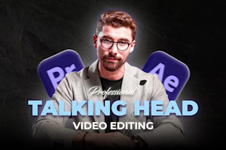 edit engaging talking head video and vsl for youtube, insta and tiktok