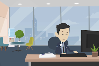 create a professional 2d animation video for businesses