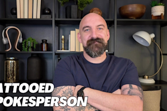 be your male ugc tattooed video spokesperson