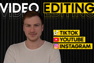 do professional video edit, youtube video editing