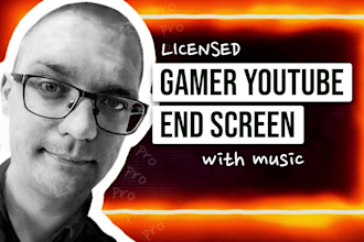 do youtube end screen card outro video by 12 hr