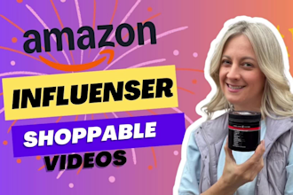 create an amazon influencer video for your product