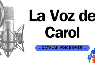 record a catalan female voice over