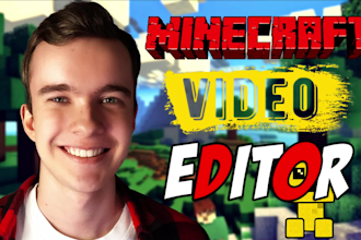 be your professional minecraft video editor