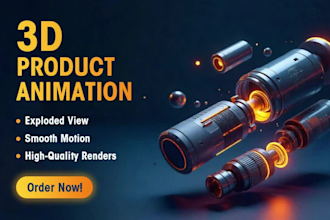 do 3d, 360 product animation video in cinema 4d, c4d