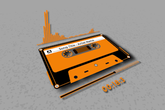 create amazing classic audio spectrum or music visualizer