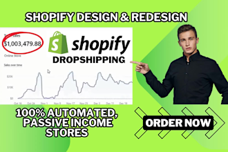 setup a guaranteed automated passive income shopify dropshipping store