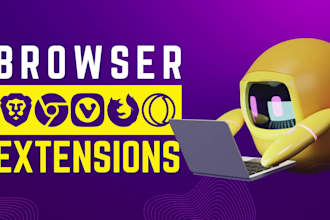 create chrome extension, web automation bot, data scraper