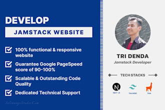 create professional landing page using nextjs tailwind tina