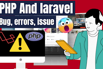 fix PHP and laravel issues, bugs, and errors
