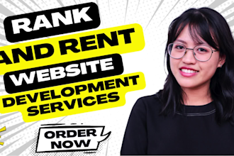 create a rank and rent responsive wordpress website for lead generation