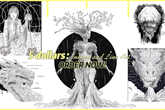 draw your idea in my ink comic book or in a manga style