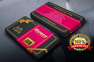 design gift card, gift voucher and loyalty card