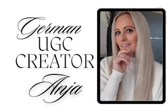 be your german speaking ugc creator