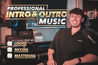 create custom podcast intro and outro music within 24 hours