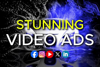 make tiktok video ads, facebook ads, and promotional video ads