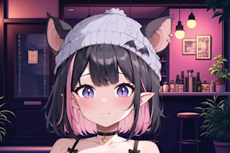 sketch and rig live2d avatar commission, vtuber character design live2d model