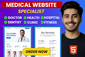 make medical, doctor and healthcare websites