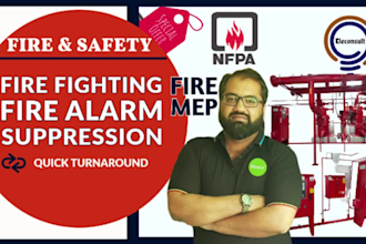 do firefighting design material takeoff and boq for  tenders and permits