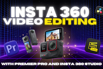 do insta 360 video editing, VR 360, gopro videos in premier pro